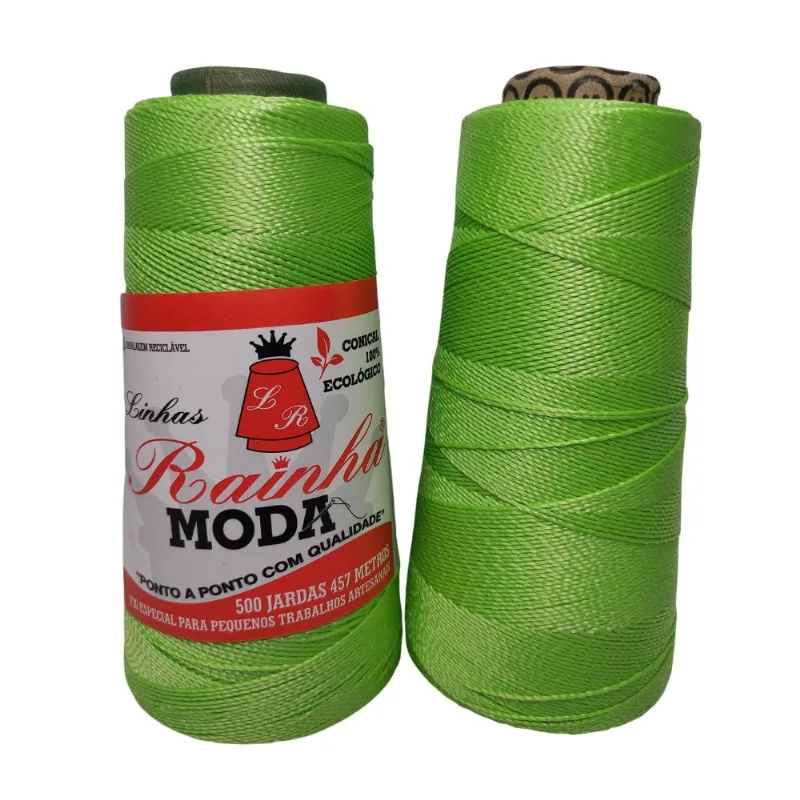 LINHA RAINHA 100% POLIPROPILENO C/500M 1344 VERDE LIMAO