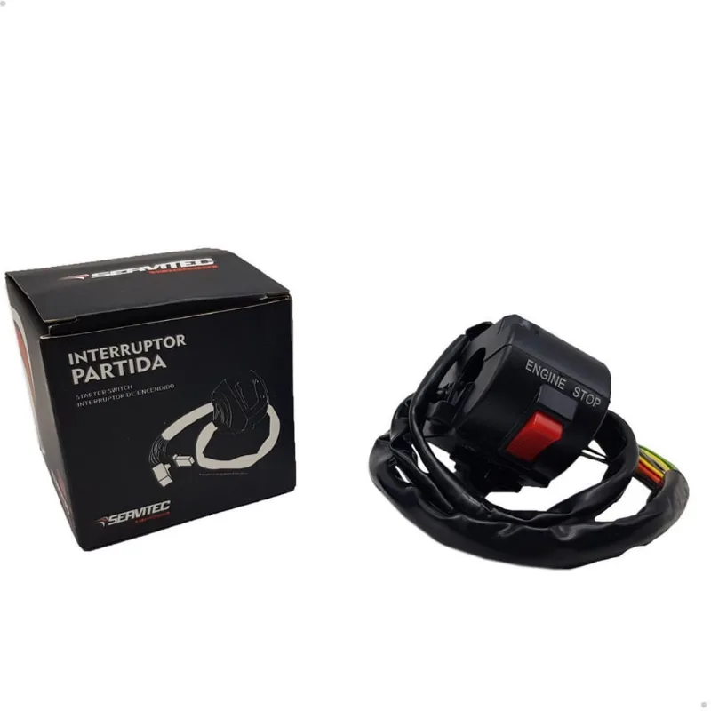 Interruptor Partida 8 Fios En Yes 125 Cargo 125 2005 A 2006