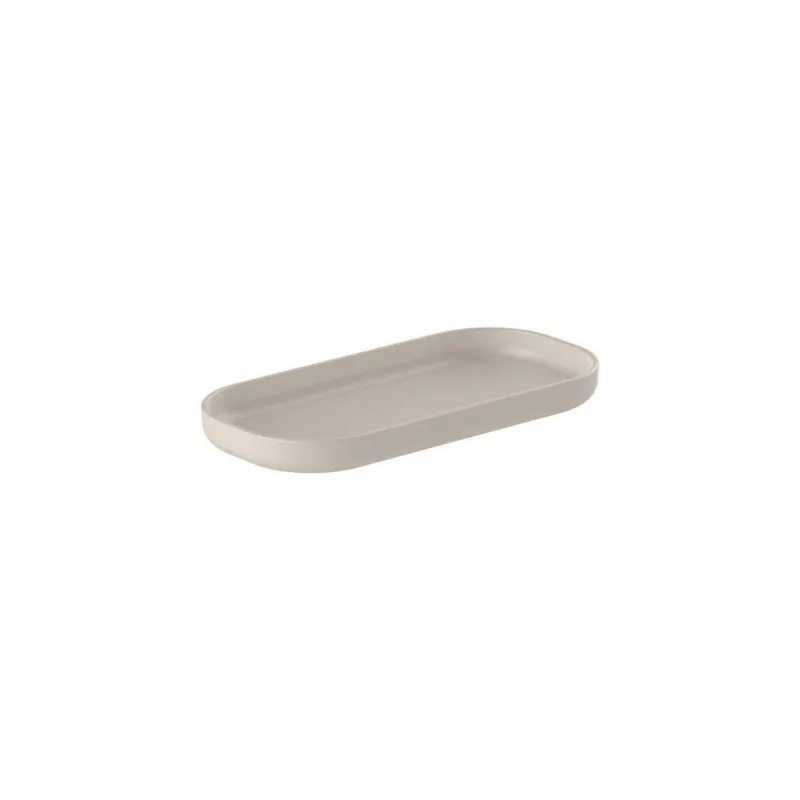 Bandeja De Banheiro Dual Ou 16,4Cm - Bege Fechado