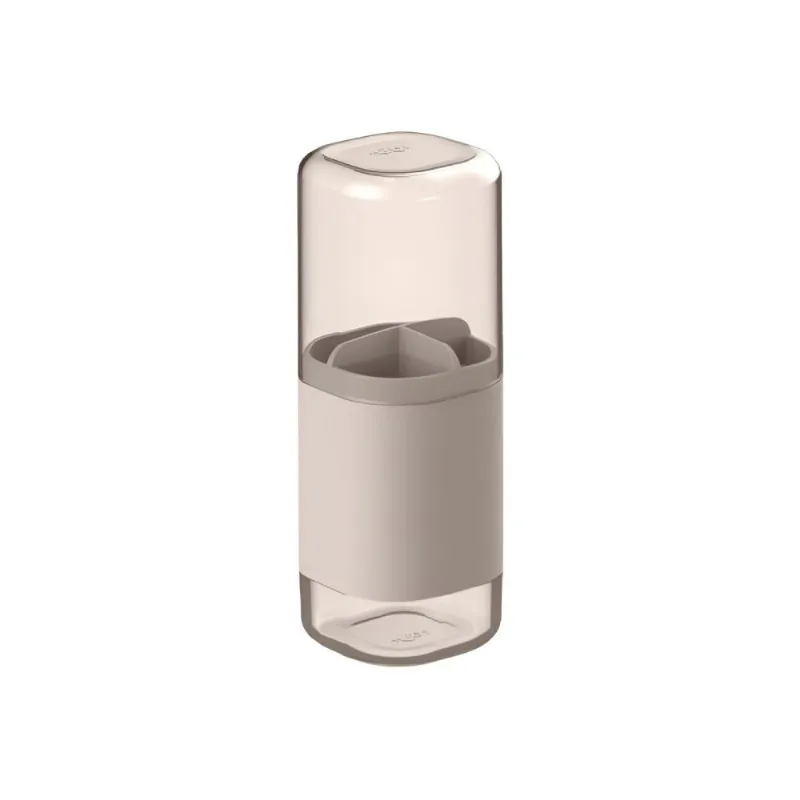 Porta Escova de Dente Dual Ou - Bege