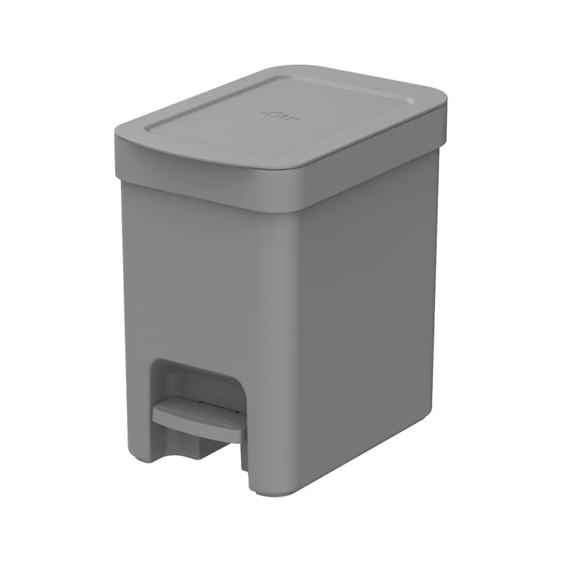 Lixeira com Pedal Trium Chumbo Ou - Ou - Casa