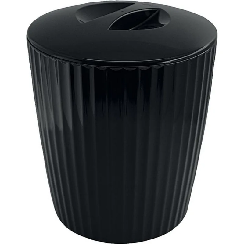 Lixeira 5L LX715 Groove OU Preto