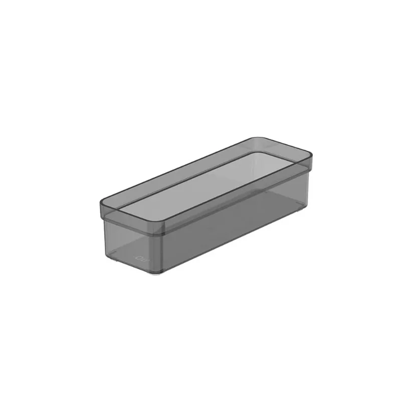 Organizador De Gaveta Clear Fumê 22,5X7,5X5,6Cm - Ogc300Fm - Ou