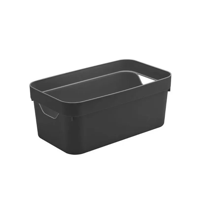 Caixa Organizadora Cube 5,3L Preto Fechado Martiplast