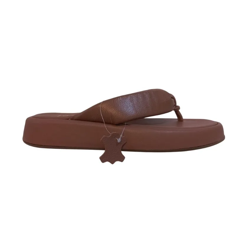 Tamanco Chinelo Flatform Papete Almofada Couro Confortável