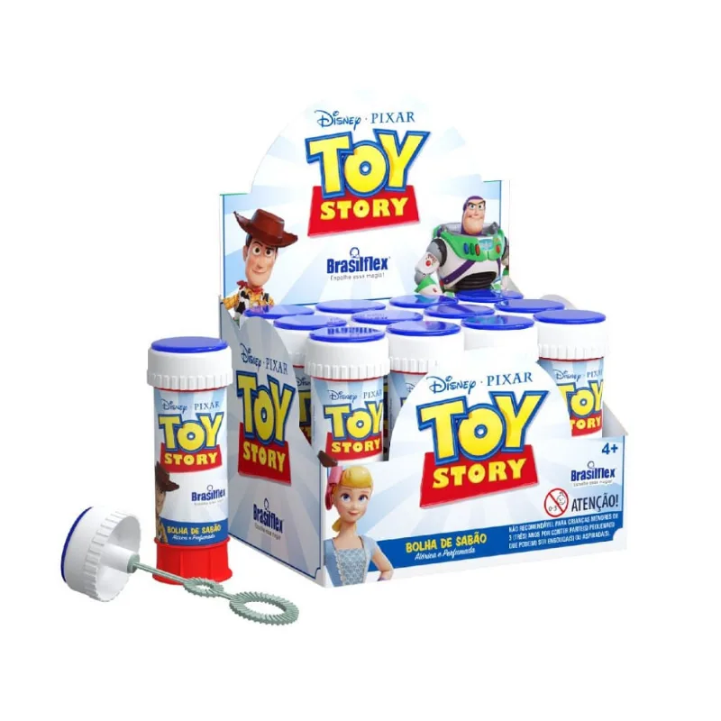 Bolha Sabão Toy Story Disney Para Lembrancinha c/ Jogo 1 Unidade