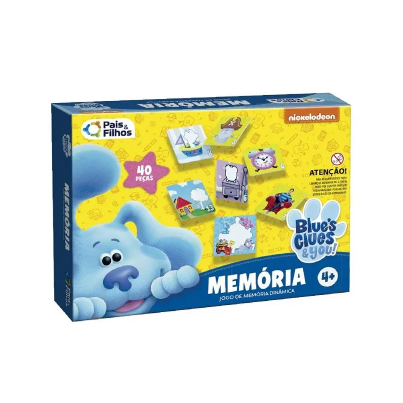Jogo da Memória Dinâmica Pistas de Blue Pais e Filhos