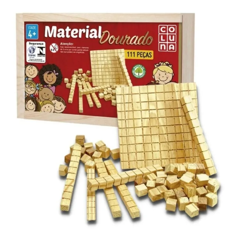 Material Dourado 111 Peças Pais e Filhos - 790701.1