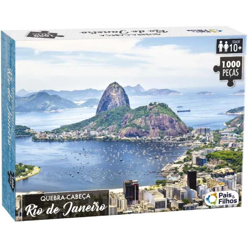 QUEBRA-CABECA Cartonado Rio de Janeiro 1000 Pecas - Pais E Filhos