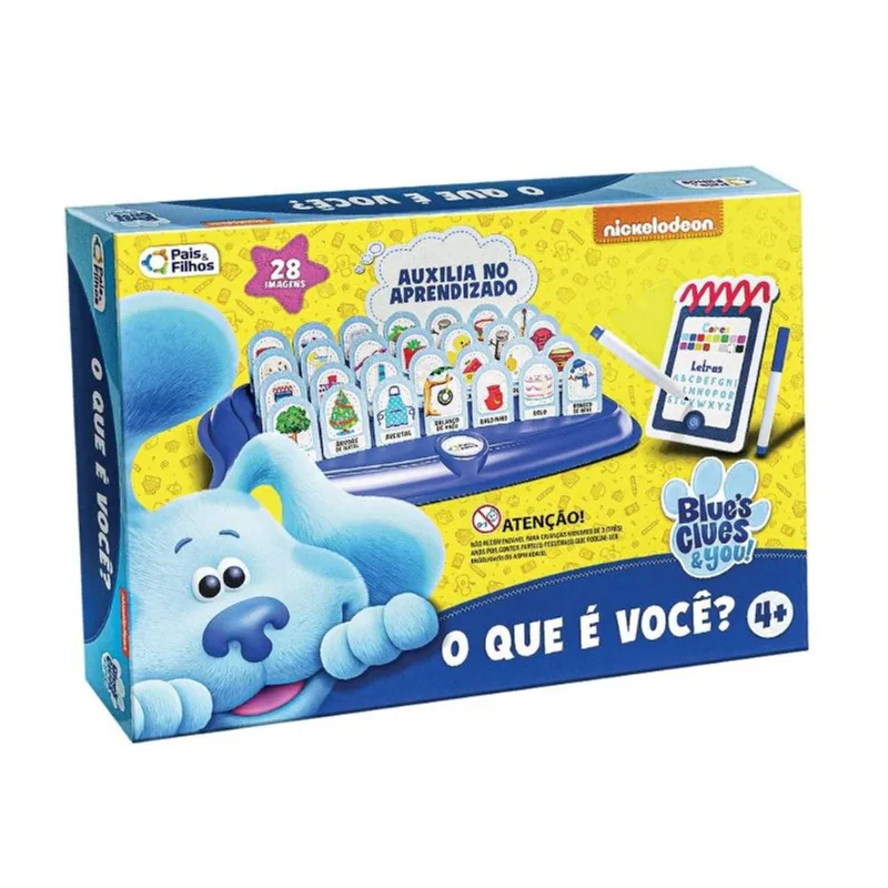Jogo O Que é Você Pistas de Blue Pais e Filhos