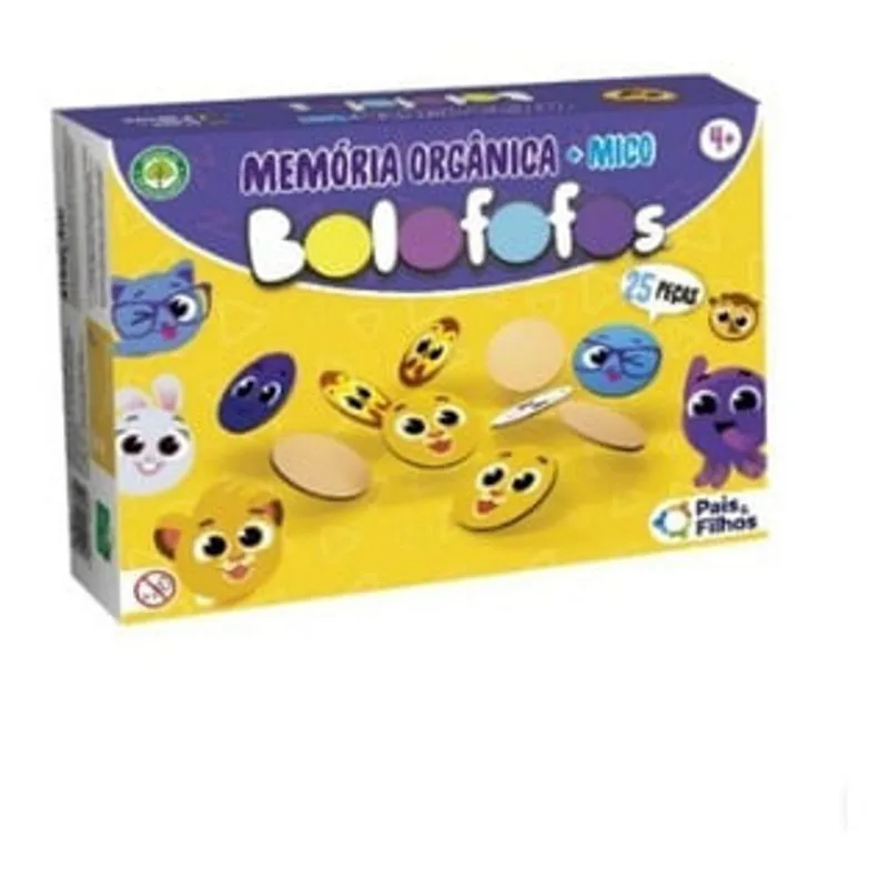 Jogo Bolofofos - Memória Orgânica + Mico - Pais & Filhos
