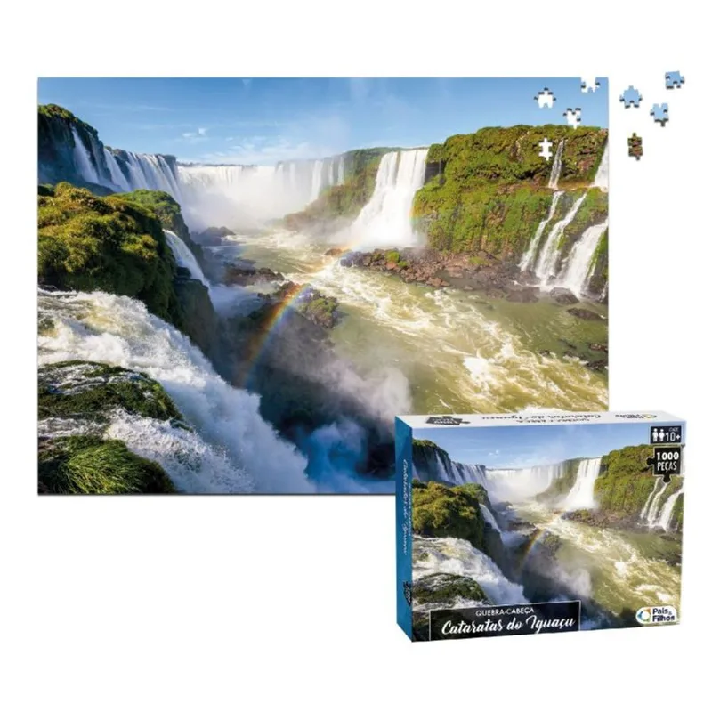 Quebra Cabeça Premium Cataratas do Iguaçu 1000 Pçs