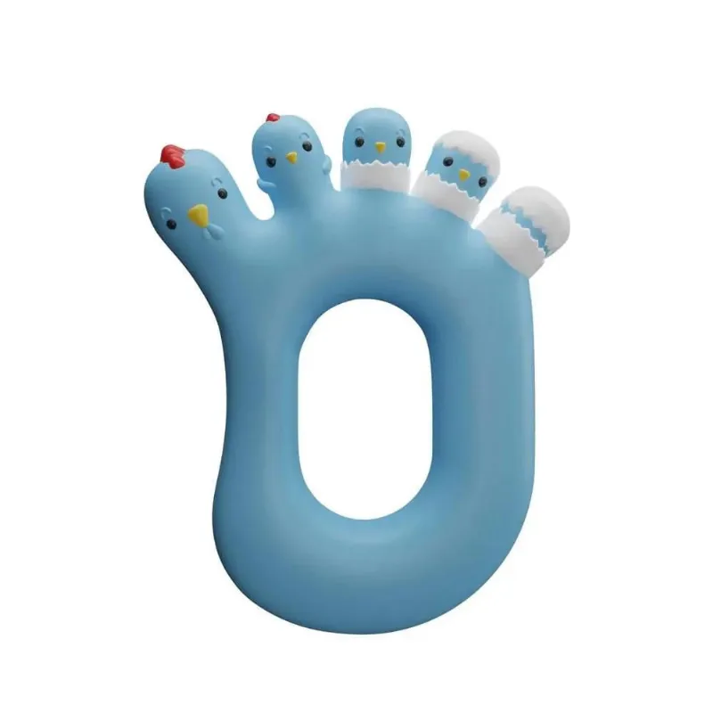 Mordedor Pezinho Azul Em Látex - Pais e Filhos 790864-1