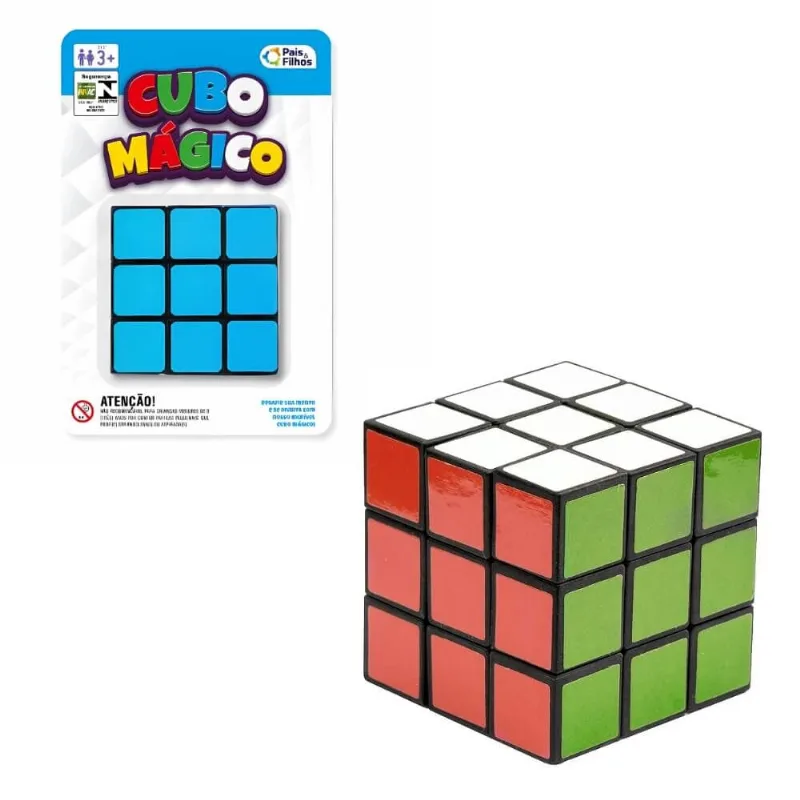 Cubo Mágico 3x3 Grande - Pais E Filhos