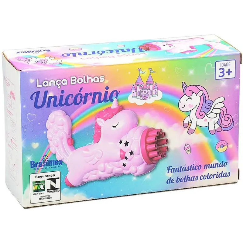Lanca Bolhas Unicornio Pais E Filhos