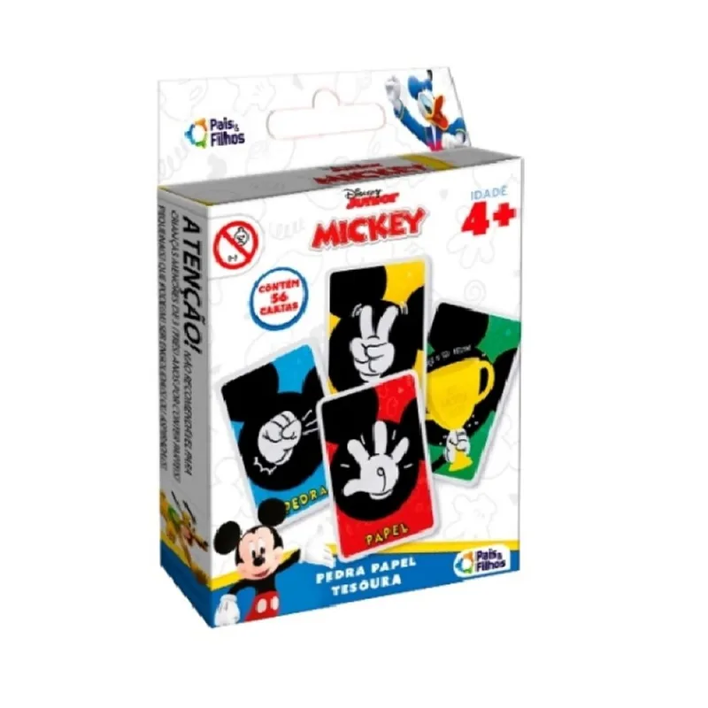 Jogo Pedra, Papel e Tesoura Mickey Mouse Pais e Filhos - Pais E Filhos