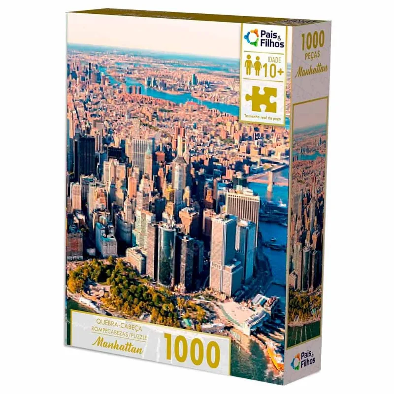 Quebra Cabeca 1000 Pecas Manhattan Pais E Filhos