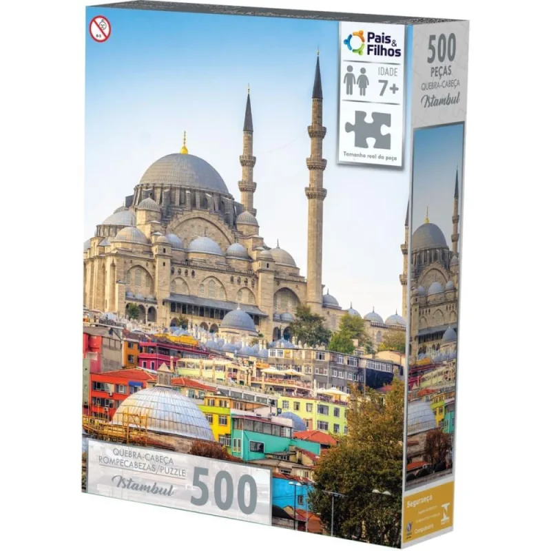 QUEBRA-CABECA Cartonado Istambul 500 Pecas (7908470024751) - Pais E Filhos - Brinquedos