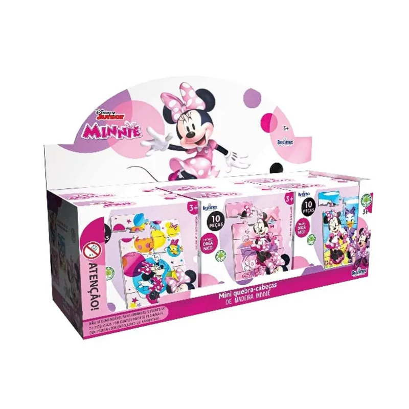 Mini Quebra Cabeça Minnie 10 Peças 811079
