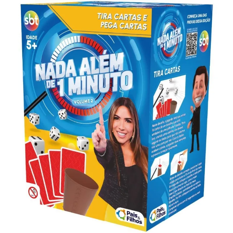 Jogo Diverso Nada ALEM de 1MIN. Tira Cartas