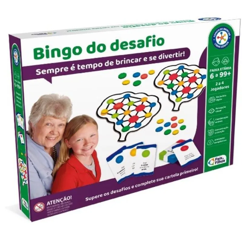 BINGO DO DESAFIO - PAIS E FILHOS