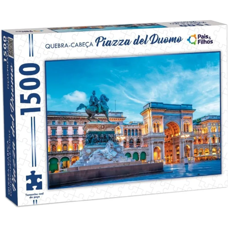 QUEBRA-CABECA Cartonado Piazza DEL Duomo 1500 Pecas - Pais E Filhos - Brinquedos