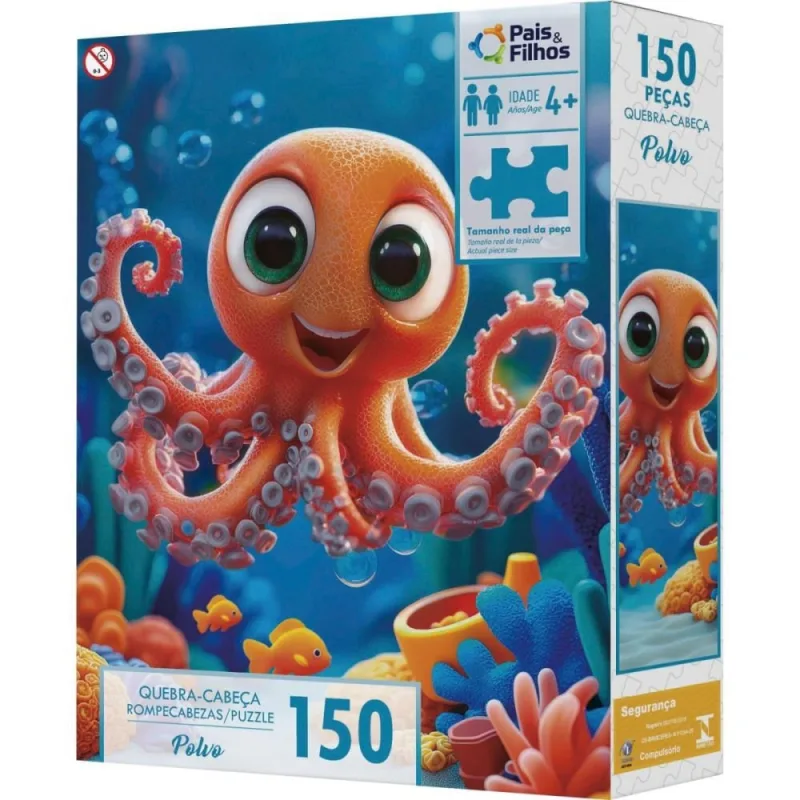 QUEBRA-CABECA Cartonado Polvo 150 Pecas - Pais E Filhos - Brinquedos