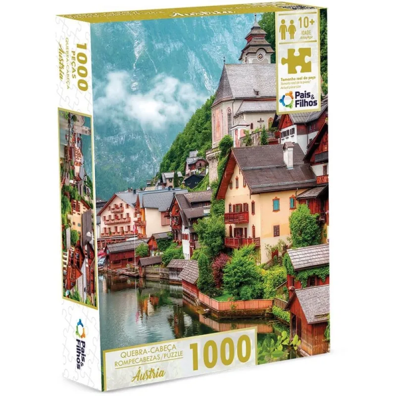 QUEBRA-CABECA Cartonado Austria 1000 Pecas - Pais e Filhos - Brinquedos