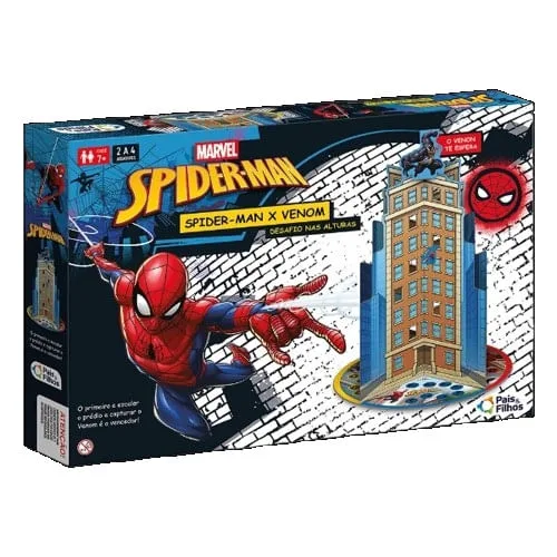 Jogo Desafio Nas Alturas Spider-Man X Venom - LC