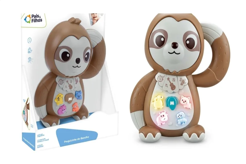 Preguicinha do Barulho c/ Luz e Som  - Pais e Filhos - Pais E Filhos