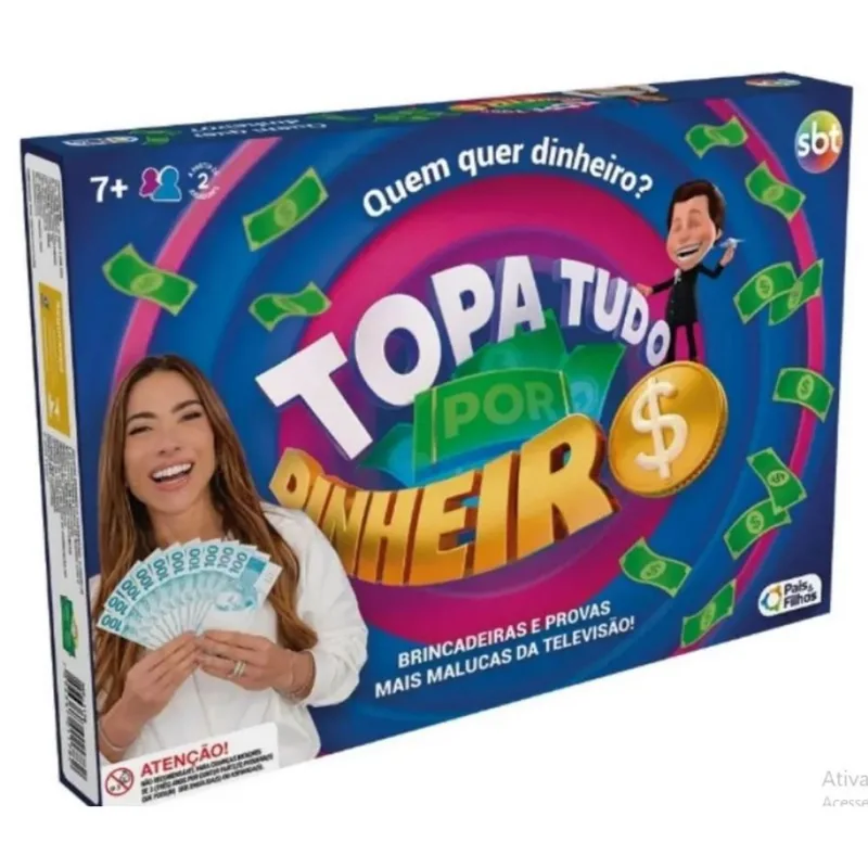 JOGO TOPA TUDO POR DINHEIRO - PAIS E FILHOS