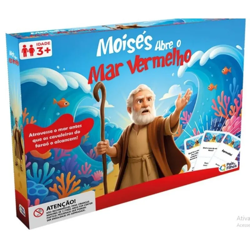 JOGO MOISES ABRE O MAR VERMELHO - PAIS E FILHOS