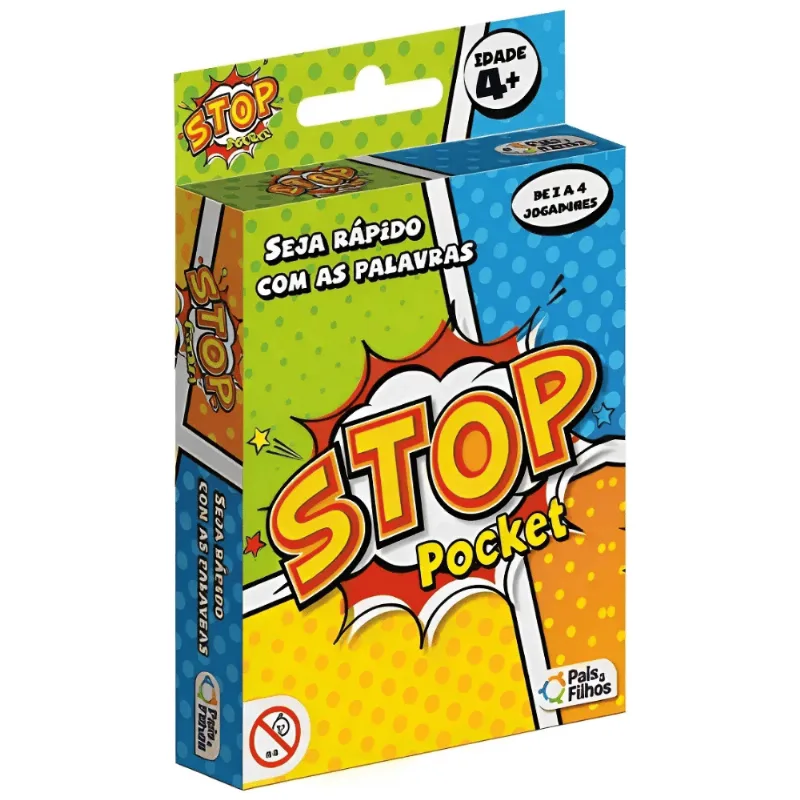 Jogo De Cartas Stop Pocket - Pais & Filhos Pais E Filhos (Gala)