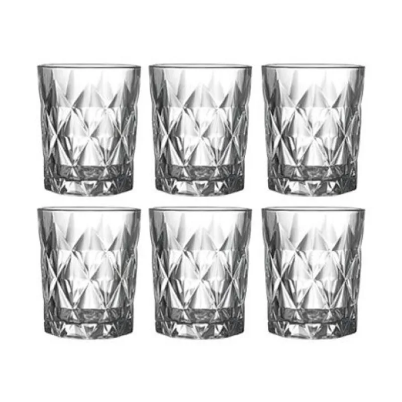 Conjunto de Copo Flashgoods Whisky F0303 Vidro 270ml Com 6 Unid - Flashgoods