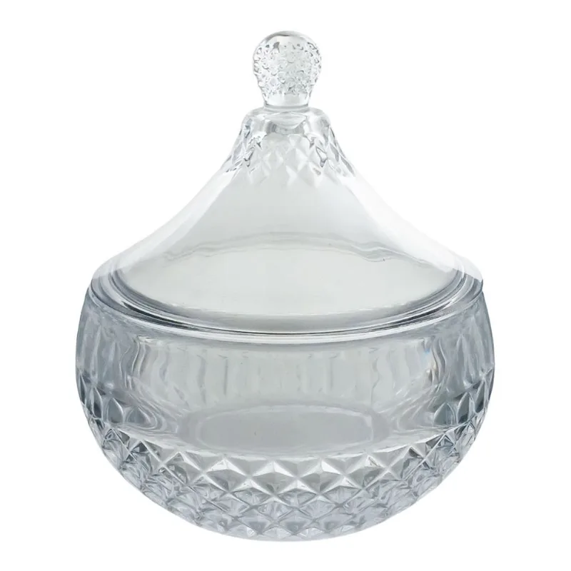 Bomboniere Decorativa 13x14cm em Vidro Flashgoods