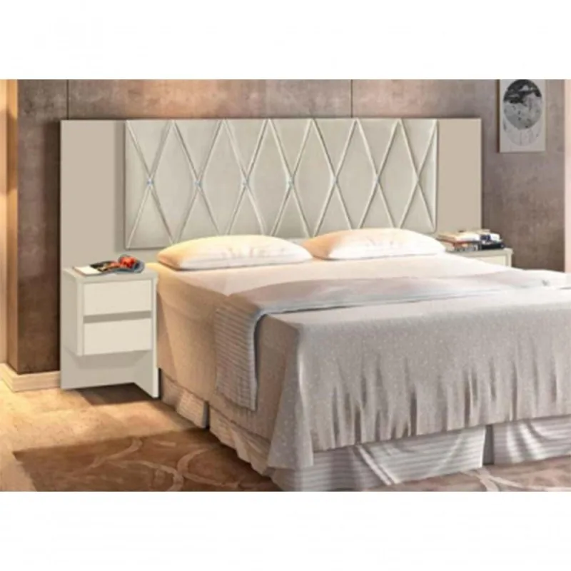 Cabeceira Flórida 1,4/1,6/2,0 Off White/bege - Carmolar - OUTRAS