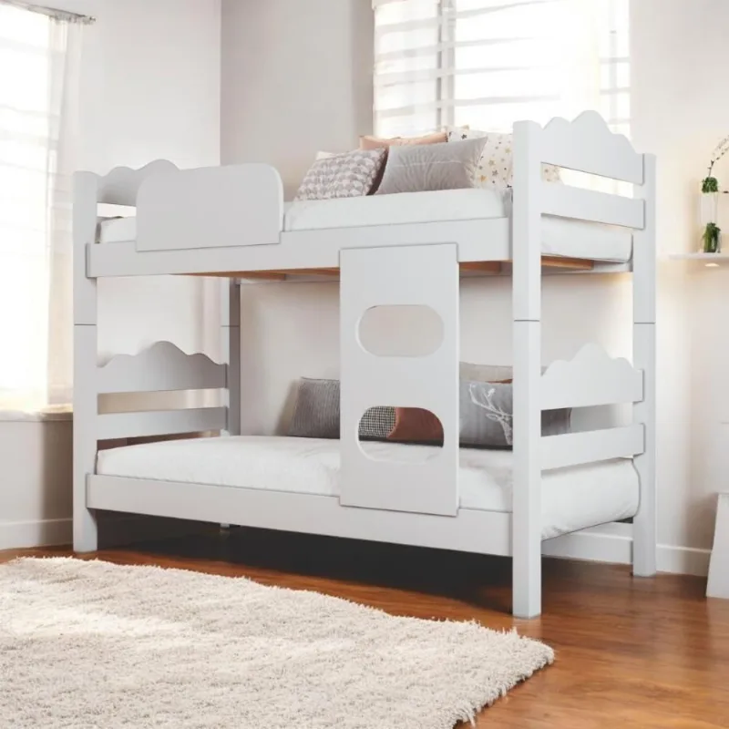 Beliche Solteiro Kairós Compacta em MDF-MDP Branco para Colchão 88x188cm Carmolar Móveis