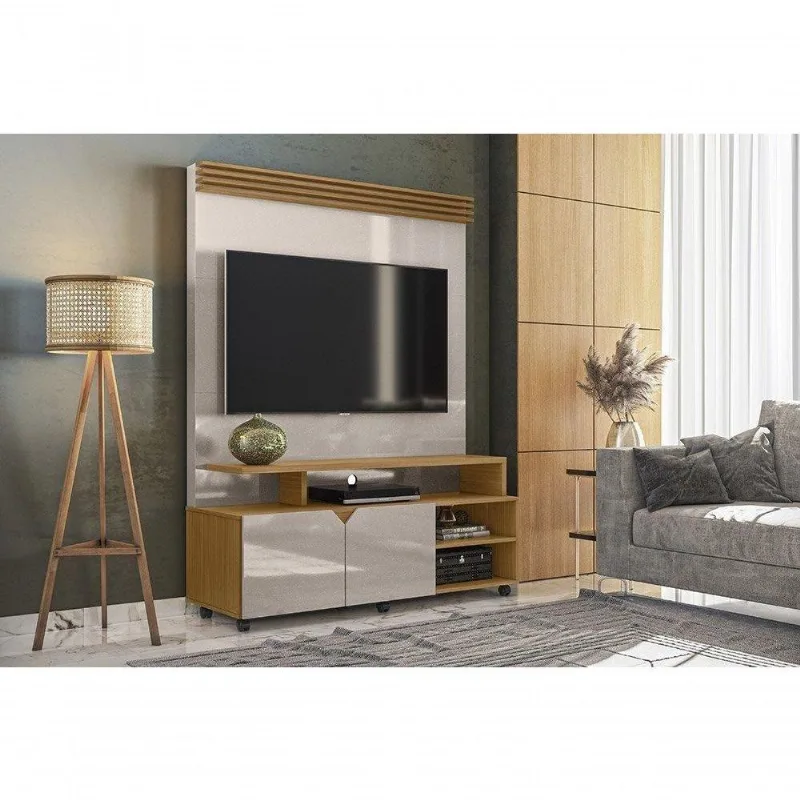 Home P- Tvs Até 60 Berlim Off White Perolizado-tauari - Lukaliam