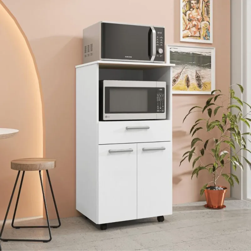Balcão Duplo Forno Belluno Branco - OUTRAS
