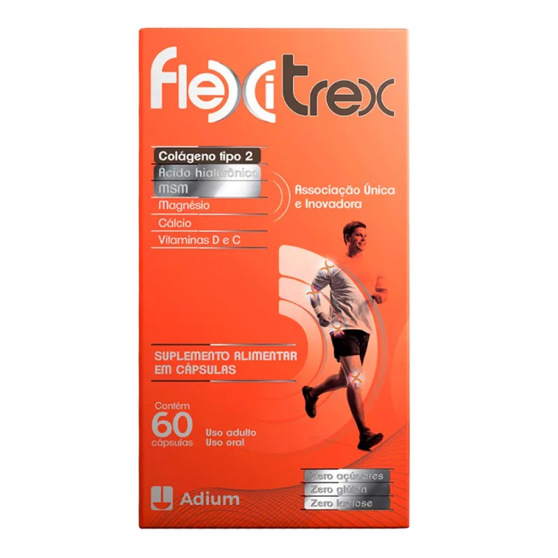 Suplemento Alimentar Flexitrex 60 Cápsulas - FLEXITREX - Colágeno