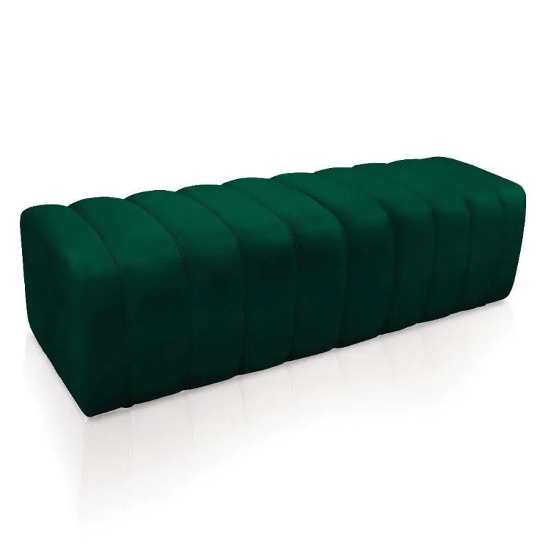 Calçadeira Olivia Queen 160cm Verde Esmeralda - DRossi - Móveis