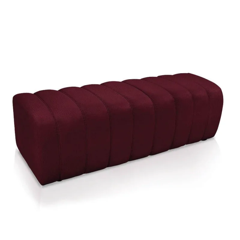 Calçadeira Olivia Casal 140cm A125 Vinho - Não Disponível - Móveis