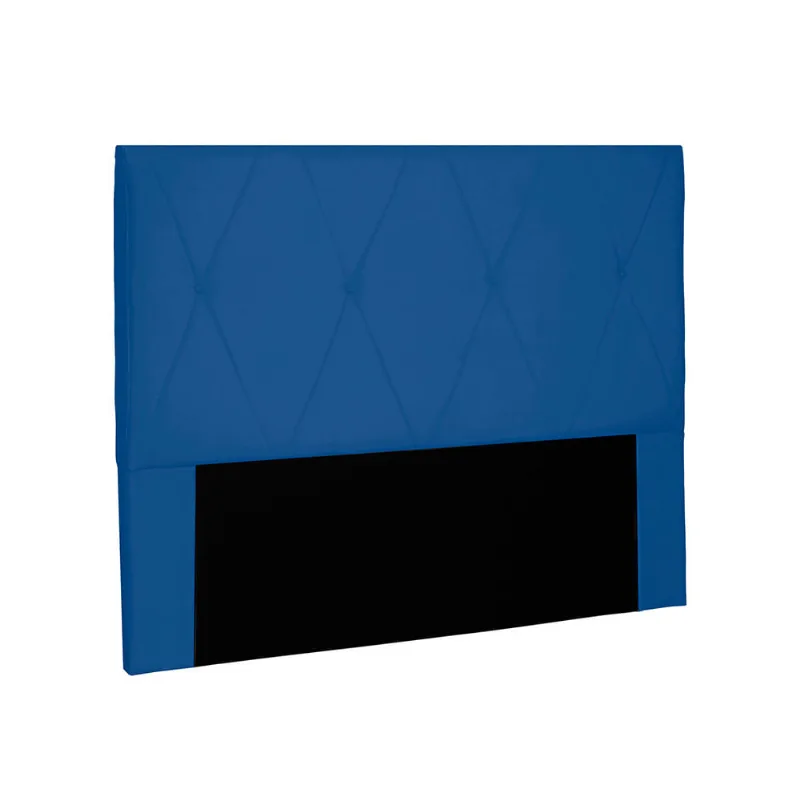 Cabeceira Aquilla Para Cama Box King 195 cm Suede Azul Marinho - D'Rossi