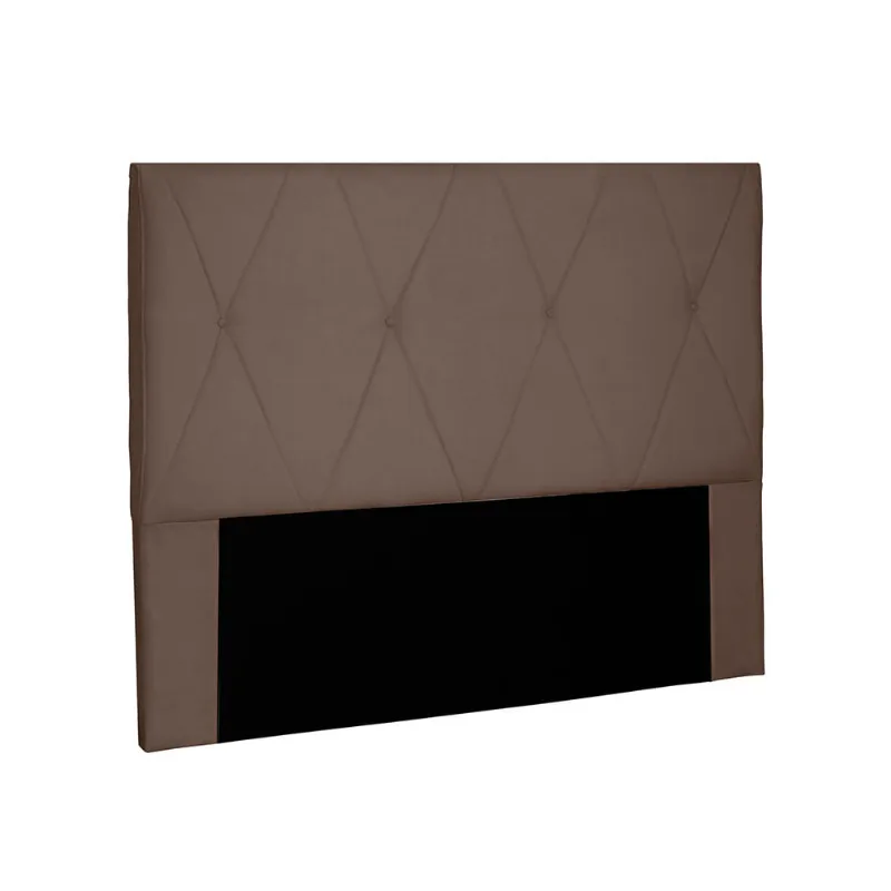 Cabeceira Aquilla Para Cama Box King 195 cm Suede Caramelo - D'Rossi - DRossi