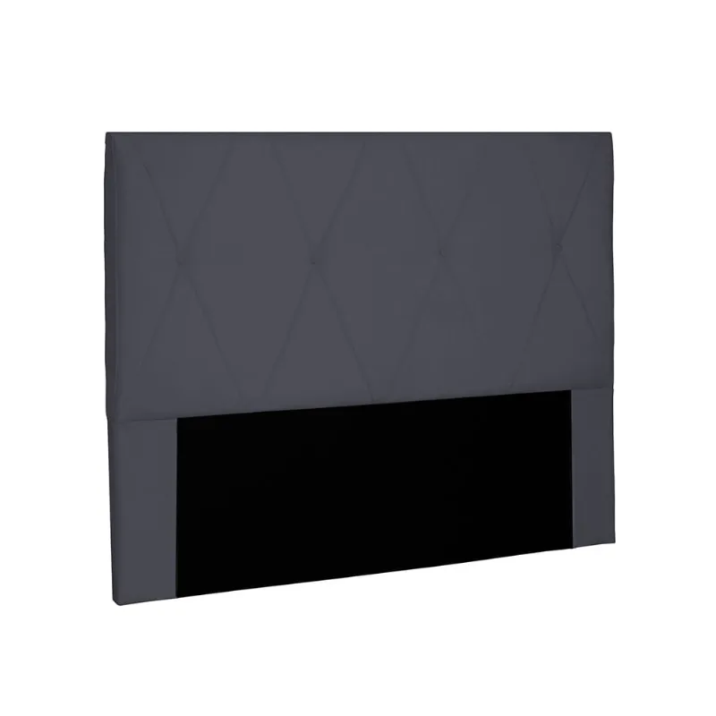Cabeceira Aquilla Para Cama Box King 195 cm Suede Cinza - D'Rossi - DRossi
