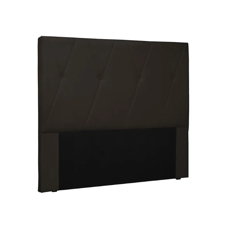 Cabeceira Aquilla Para Cama Box King 195 cm Corino Marrom - D'Rossi
