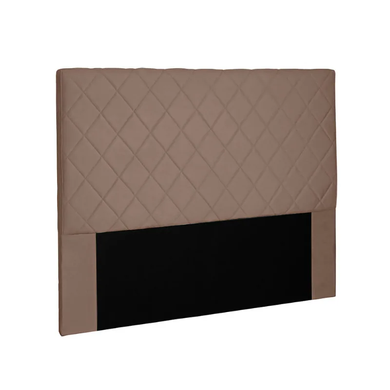 Cabeceira Dubai Para Cama Box Queen 160 cm Suede Caramelo - D'Rossi