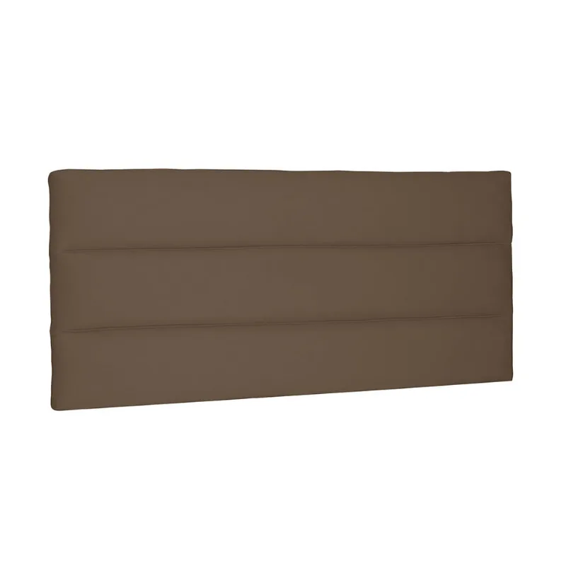 Cabeceira Painel La Italiana Para Cama Box Solteiro 90 cm Suede Caramelo - D'Rossi