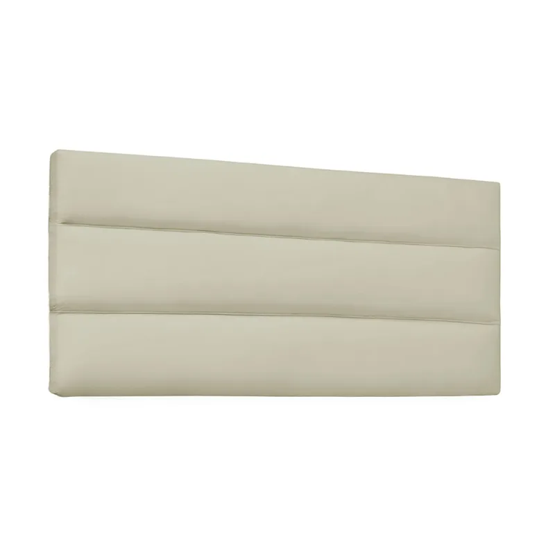 Cabeceira Painel La Italiana Para Cama Box Queen 160 cm Corino Bege - D'Rossi