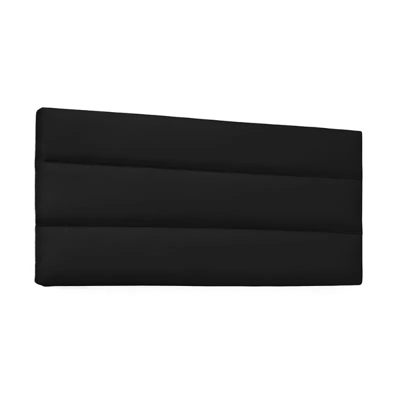 Cabeceira Painel La Italiana Para Cama Box Queen 160 cm Corino Preto - D'Rossi - DRossi